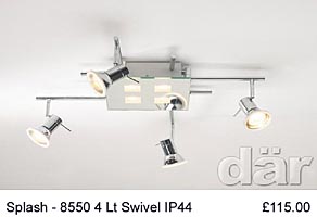 IP44 Rated for Bathrooms