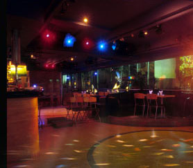 A nightclub lighting scheme in within a hotel complex